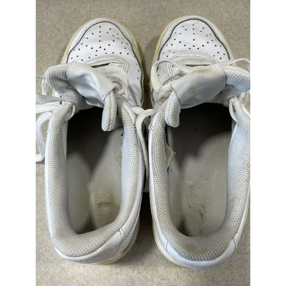 Nike Court Vision Low Top Sneakers Triple White Women’s Size 9 Sporty Gym Shoes